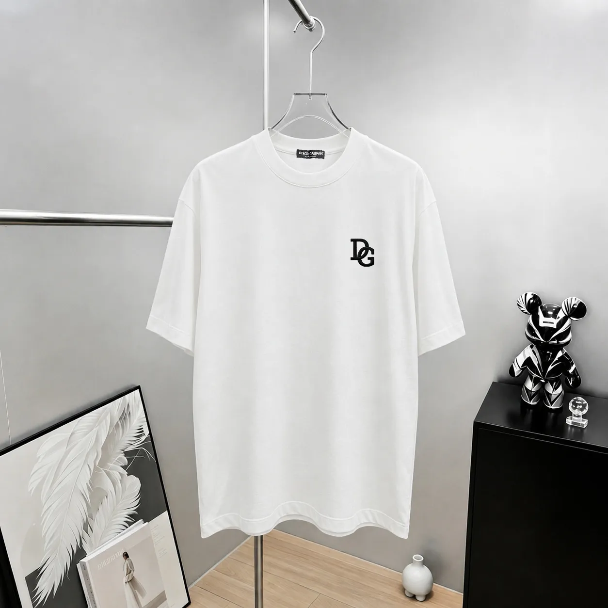DG～ logo ， Same Style 《 》 ， ， tee， ， Same Style ， : Black White Coffee Brown Size：S（90-130 ） M（125-150 ） L（135-165 ） XL（160-190 ） XXL（185 ）